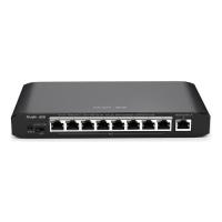RUIJIE REYEE RG-ES109G-LP-L 9 Port GigaBit,8X PoE, 54W RUIJIE Colud Yönetilebilir Switch Metal Kasa - 1